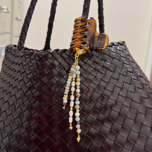 Amazonite Bag Charm