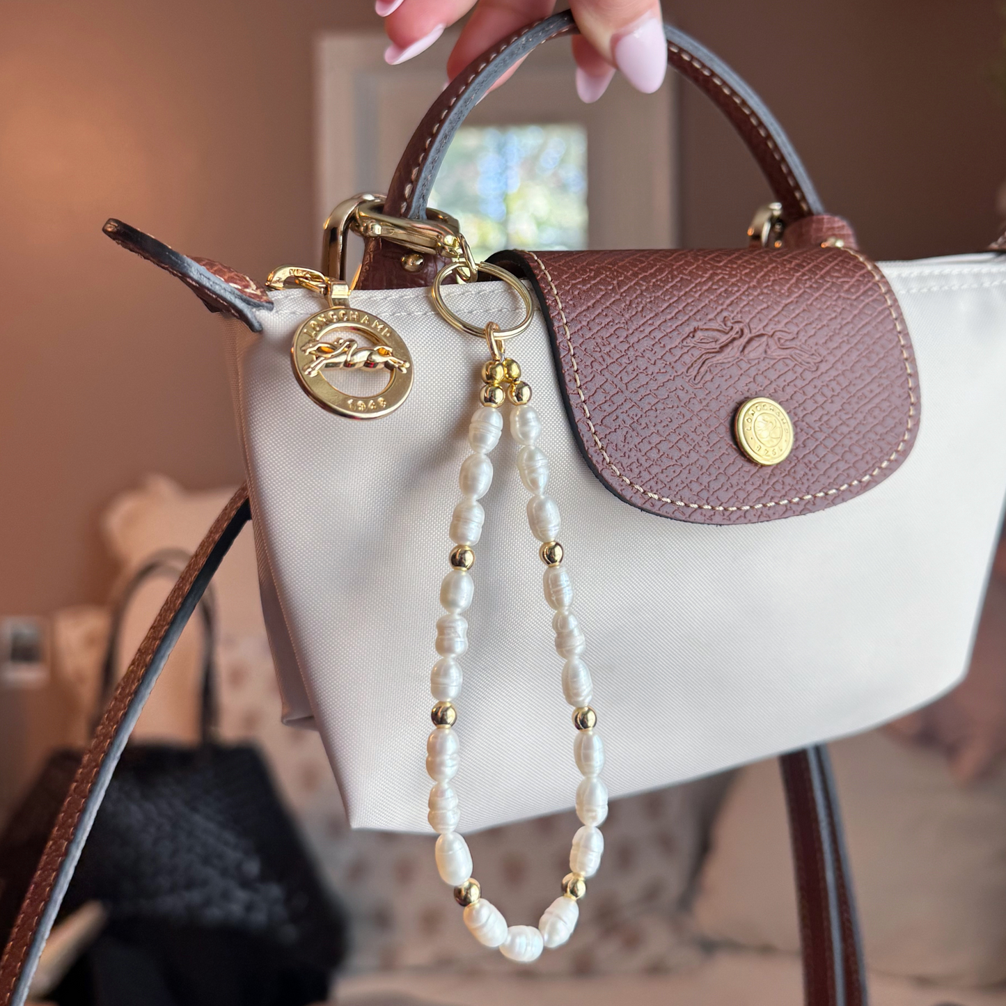 Freshwater Pearl Bag Charm