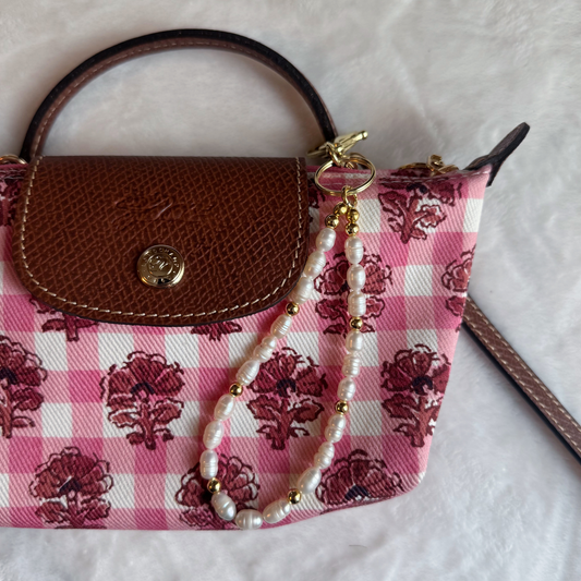 Freshwater Pearl Bag Charm